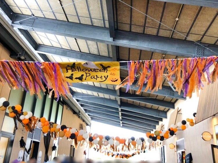 ハロウィン　イベント　西原さわふじマルシェ