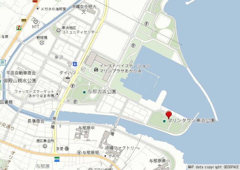 マリンタウン東浜公園　与那原町