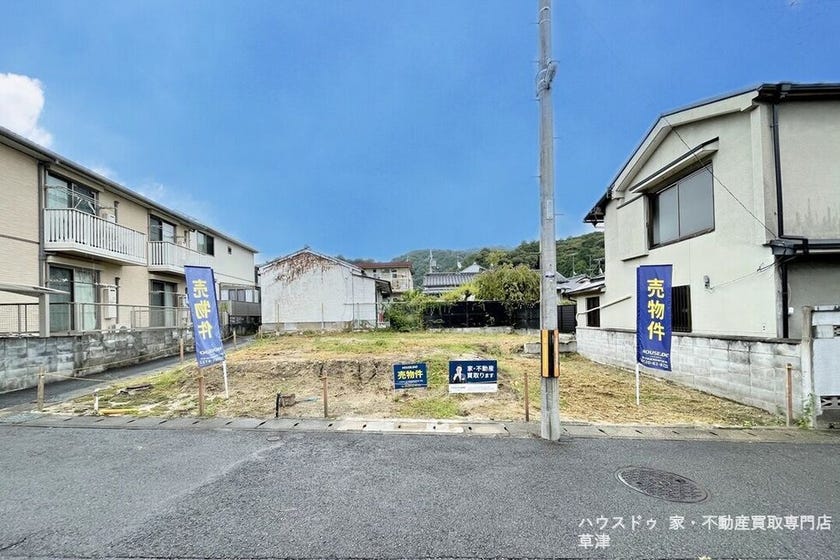 ■白川疎水の桜並木まで徒歩6分、東山の緑に囲まれた四季を感じる住環境■建築条件なし・約52坪